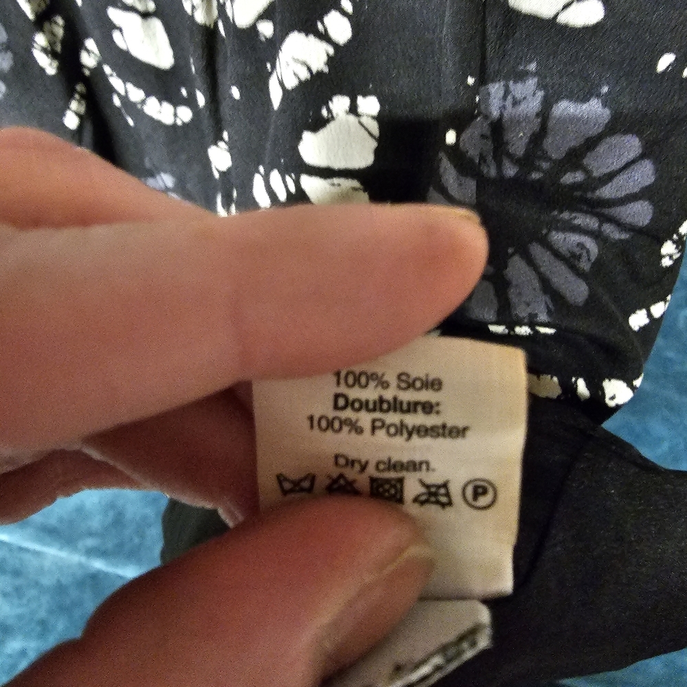 Madewell | Starview Silk Batik Grid Cami Dress size 0 - Picture 8 of 12